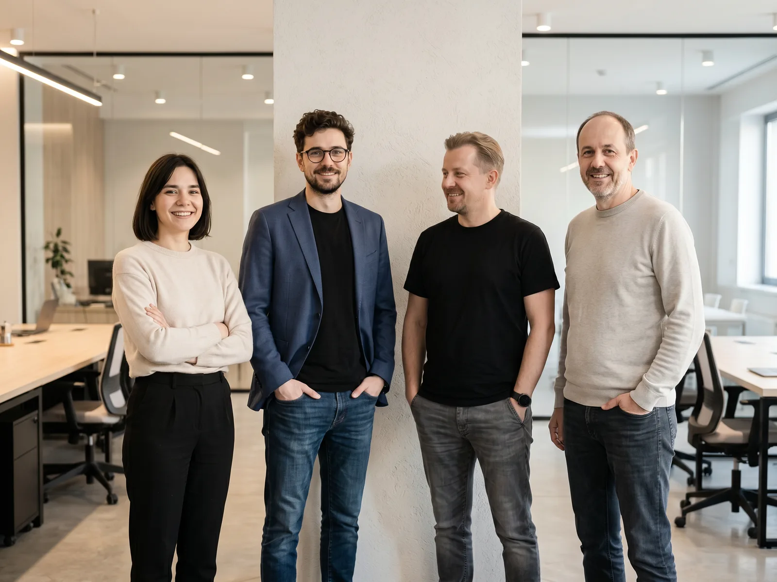 Zespół programistów i twórców oprogramowania dla firm REL8 w komplecie